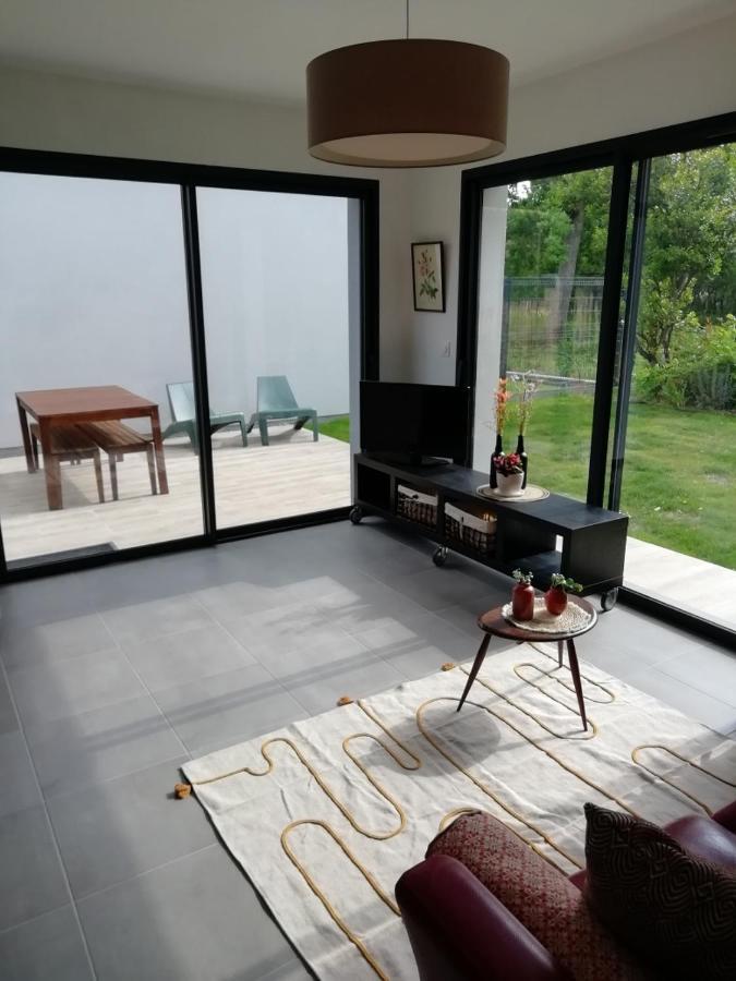 Charmante Maison Neuve Au Lac D'Hourtin Bagian luar foto