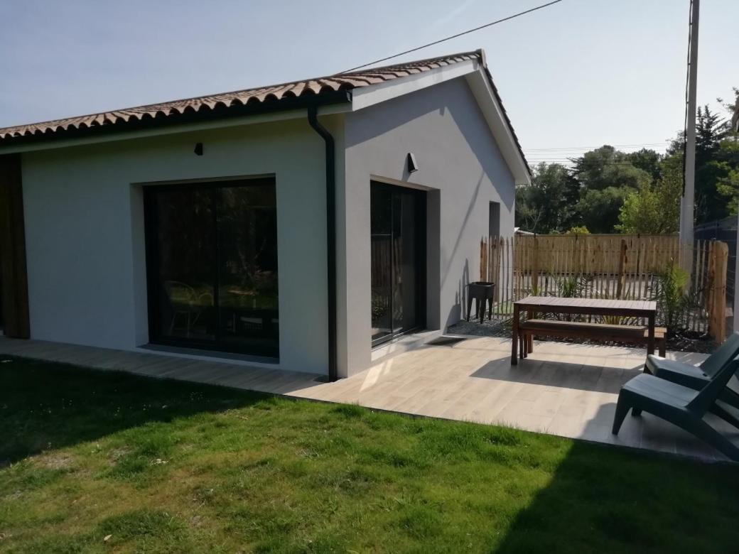 Charmante Maison Neuve Au Lac D'Hourtin Bagian luar foto